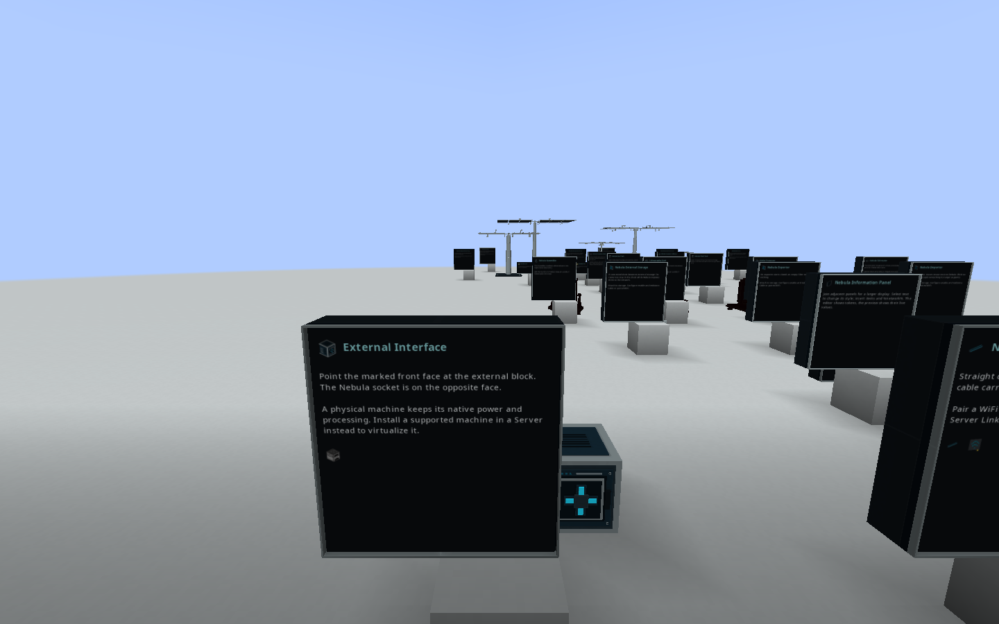 External Interface — Captured in Minecraft
