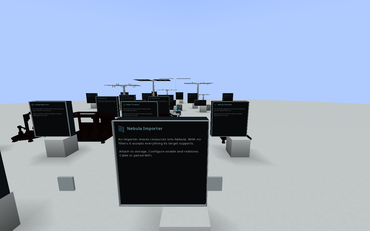 Nebula Importer — Captured in Minecraft